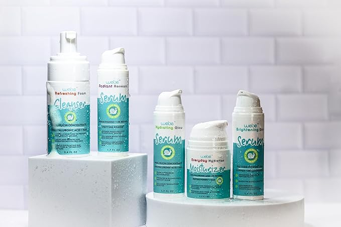 WEBE Hydration Snail Mucin Moisturizer – Hydrating Face Cream with Hyaluronic Acid, Retinol & Peptides for Smoother, Youthful-Looking Skin-FemmiqueWomen