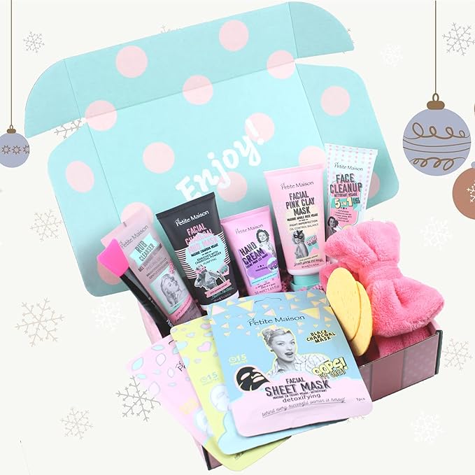 Gift Box for Women, Self Care Gifts for Women, Unique Gifts for Mom, Sister, Aunt, Grandma, Best Friends, Birthday Gifts for Women, Gift Basket, Spa Beauty Skincare Sets, Mother’s Day Gifts-FemmiqueWomen