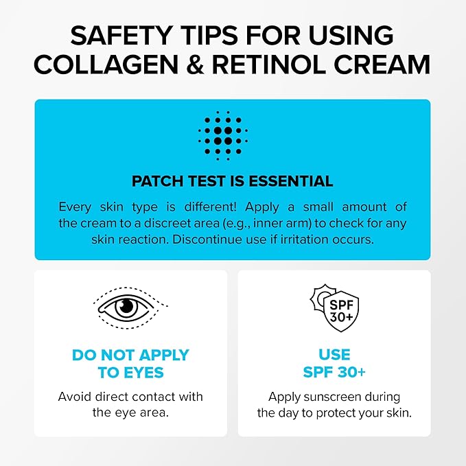 SimplyVital Collagen, Retinol & Hyaluronic Acid Cream - Anti-Aging Retinol Cream for Face, Neck & Décolleté - Made in USA - Daily Moisturizer Face Cream - 3.38 fl oz-FemmiqueWomen