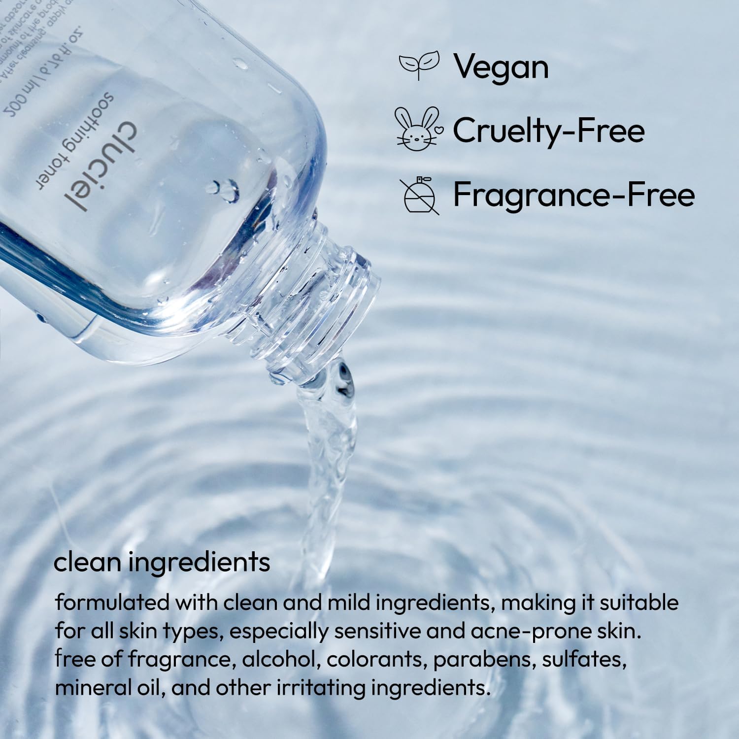 Soothing Toner I Soothing pH-Balanced Toner, Light-Weight, Calms Skin, Refreshing, Hydrating, Gentle Exfoliator, Cruelty Free (200ml / 6.76 fl.oz)-FemmiqueWomen