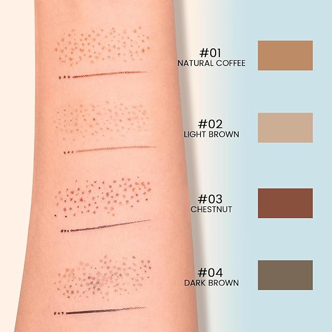 2-in-1 Dual Ended Microblading Freckle Pen & Freckle Stamp,Waterproof Freckle Stamp & Precise 15°Tip for Natural Lifelike Freckle Makeup,Perfect Make up,Last 24Hrs.-FemmiqueWomen