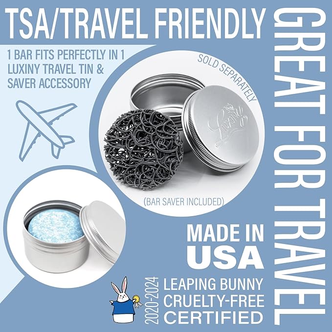 Bay Rum Shampoo Bar – Vegan, Sulfate-Free, Made in USA | 3-in-1 Men’s Shampoo, Conditioner & Body Wash | Ideal for All Hair Types | 60+ Washes, Travel-Friendly-FemmiqueWomen