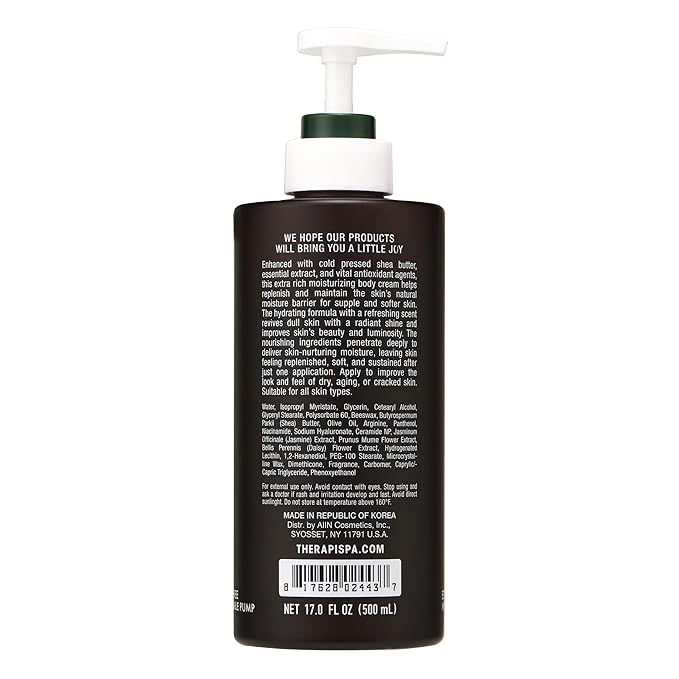 Scented Body Lotion for Women – Refreshing Moisturizer with Shea Butter, Ceramides & Panthenol to Revive & Nourish Dry Skin – Used by All Genders (Bergamot & Olive, 17.0 fl oz)-FemmiqueWomen