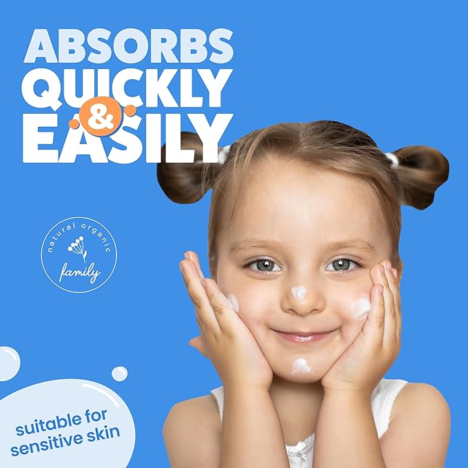 Award-Winning Kids Face Cream - Gentle & Calming Moisturizer with Natural Ingredients for Sensitive & All Skin Types - Fragrance-Free-FemmiqueWomen