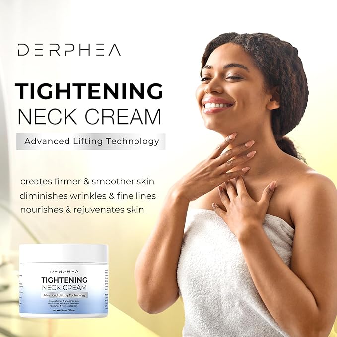 Neck Tightening Cream: Tighten and Lift Neck Cream For Tightening and Firming, Fine lines, Loose & Sagging On Face, Decollete & Other Skin Areas - 3.4 Oz-FemmiqueWomen