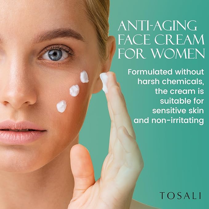 Anti Aging Face Cream for Women, 1.7 oz - Niacinamide Cream, Hydrating Face Moisturizer with Multivitamins - Day & Night Cream for Face with Anti Aging Effect, Skin Care for All Skin Types-FemmiqueWomen