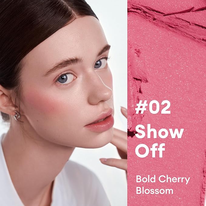 ITY Mood Blush, Blush for Cheeks Makeup,Moisturizing Creamy Blush Dual Funtions, Highly Spreadable, 0.18 oz (5.2g) in Show Off-FemmiqueWomen