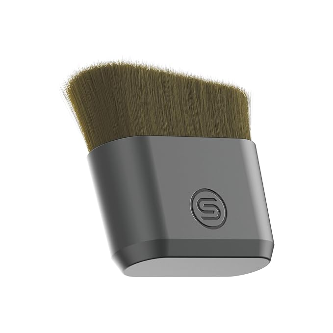 SONN Self Tanner Brushes - Body and Face Kabuki Brush Applicator for Fake Tan, Lotion, Makeup, and Sunscreen, Back Applicator for Sunless Tanner and cream (Face Brush)-FemmiqueWomen