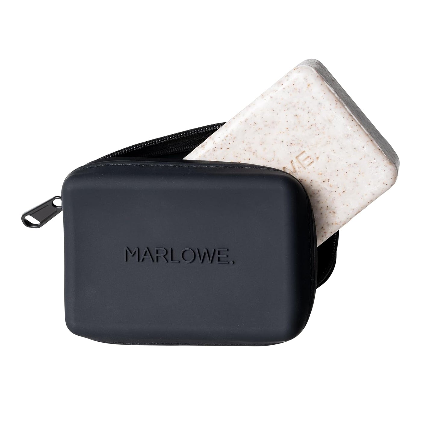 MARLOWE. No. 403 Travel Soap Case, 1 Durable Silicone Bar Soap Holder with Zipper, Portable Soap Container for Traveling, Vacations, Camping & Gym-FemmiqueWomen