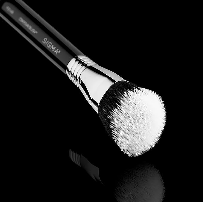 Sigma Beauty F53 Air Contour and Blush Brush – Angled Makeup Brush for Blush & Bronzer, Perfect for Sheer to Medium Coverage, Professional, Streak-Free Application (1 Brush)-FemmiqueWomen