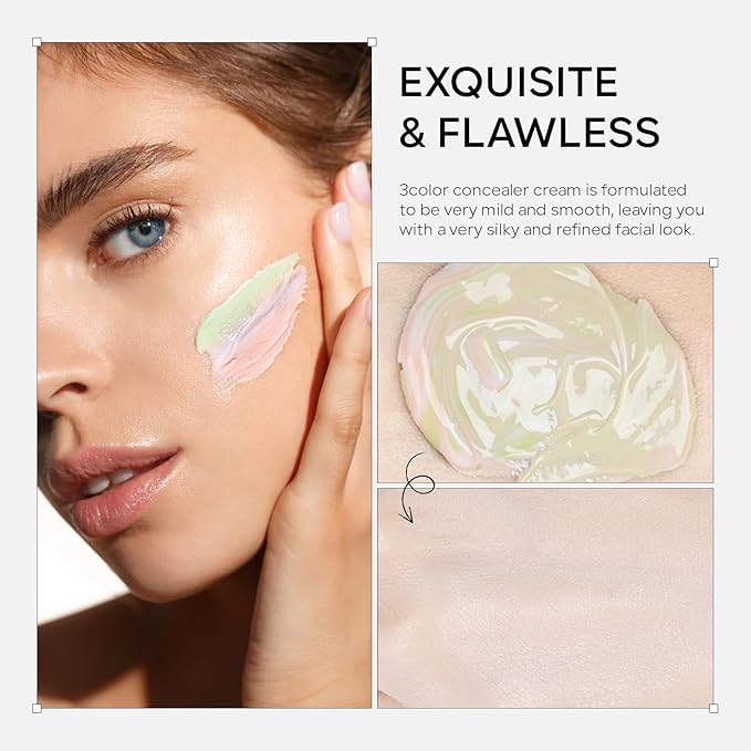 3 in 1 Color Correcting Makeup Primer Facial Serum, SPF 50 PA+++ Sunscreen Isolation Cream, Oil Control Moisturizing Skin Tone Correcting, One Step Color Corrector Face Primer-FemmiqueWomen