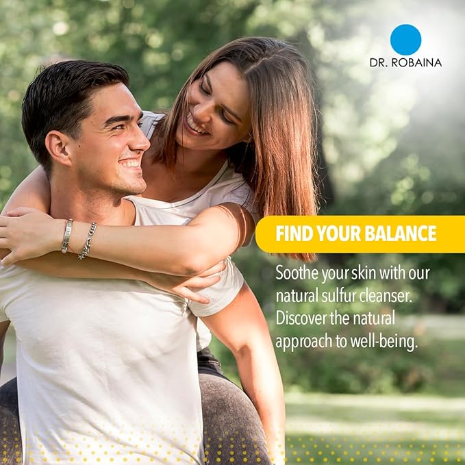 Dr. Robaina Sulfur Balsam Lotion – Lightweight Moisturizer for Dry, Flaky & Itchy Skin – Calms Redness, Supports Skin Barrier & Locks Hydration – Shea Butter & Tea Tree – 8 fl oz, USA Made-FemmiqueWomen