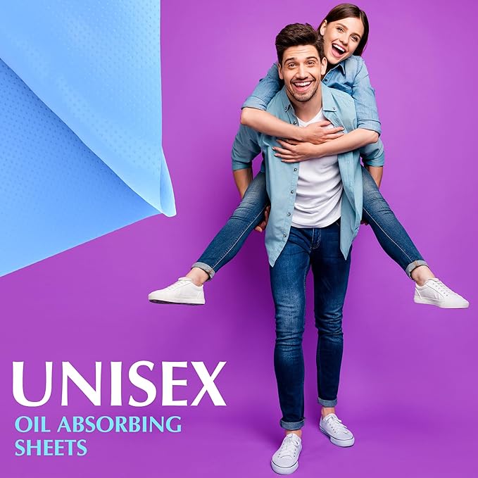 Premium Oil Absorbing Sheets for Face - 6 pack (300 sheets) - Makeup Friendly Oil Blotting Sheets for Face - Blotting Papers for Face with Oily Skin-FemmiqueWomen