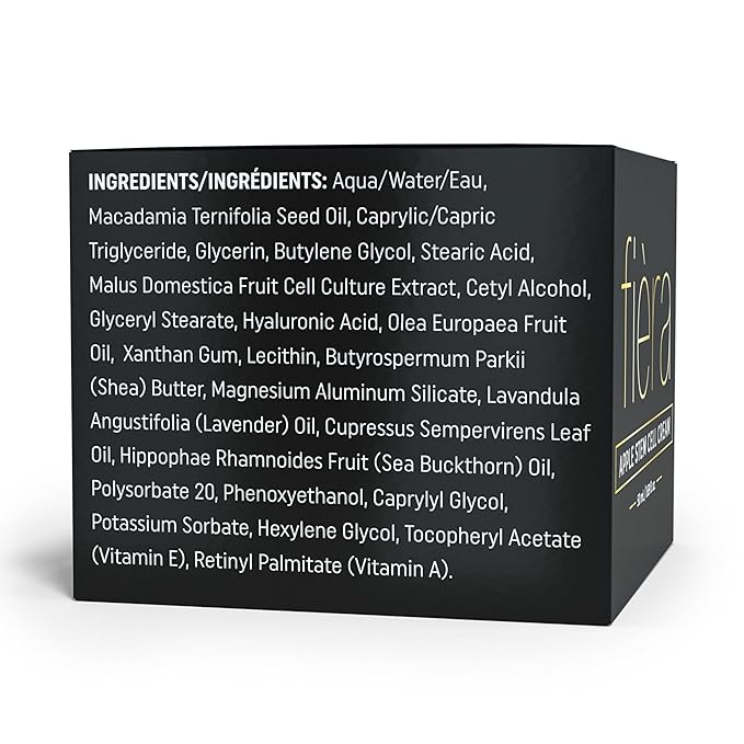 FIÈRA 24-Hour Rejuvenating Face Cream with Apple Stem Cells - Anti-Aging Moisturizer for Mature Skin, Day & Night Hydration, Improves Skin Tone, Texture, and Elasticity - 1.69 FL. OZ. / 50 ML-FemmiqueWomen