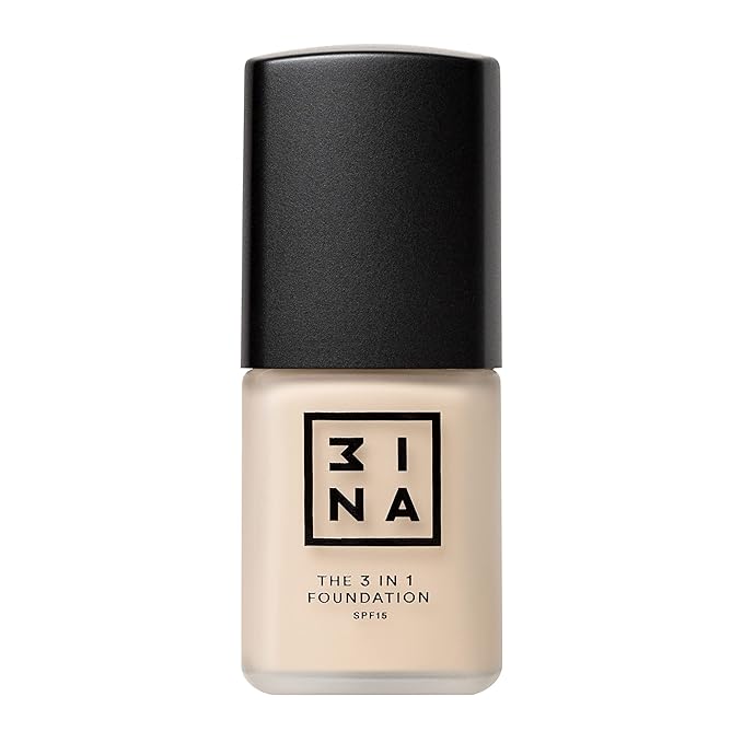 3INA The 3-In-1 Foundation 211 - Vegan Formula - Combination Of Primer, Concealer And Foundation - Medium Coverage - Natural Finish - Perfect For Covering Lines And Blemishes - Long Lasting - 1.01 Oz-FemmiqueWomen