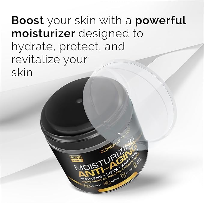 Men's Face Cream Moisturizer - Anti-Aging Cream For Men, Collagen, Retinol & Hyaluronic Acid - Day & Night - Facial Skin Care- Anti Wrinkle 1.7 oz-FemmiqueWomen