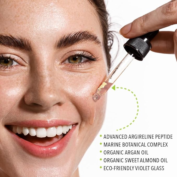 Argireline Youth Peptide Face Oil Serum | Anti-Aging, Hydrating, and Firming | Freshly Made Skincare | 15ml-FemmiqueWomen
