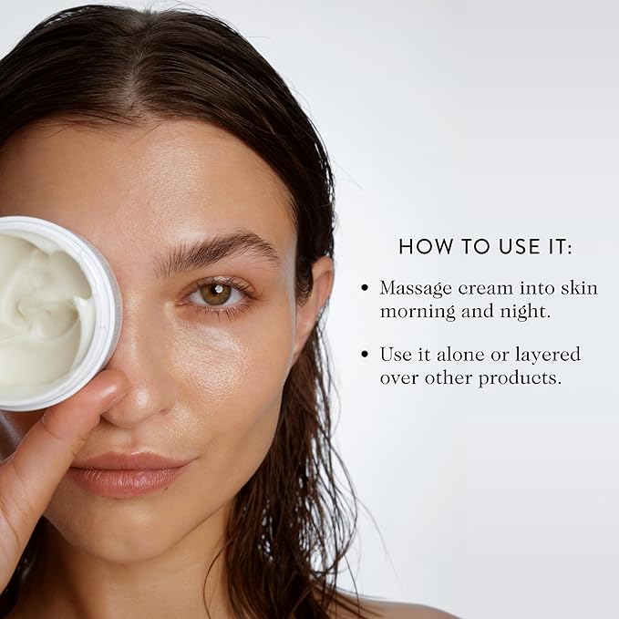 goop Beauty Nourishing Face Cream | Improves Firmness, Elasticity, & Brightness | Botanicals, Ceramides, & Squalane | Anti Wrinkle Moisturizer | 1.7 fl oz-FemmiqueWomen