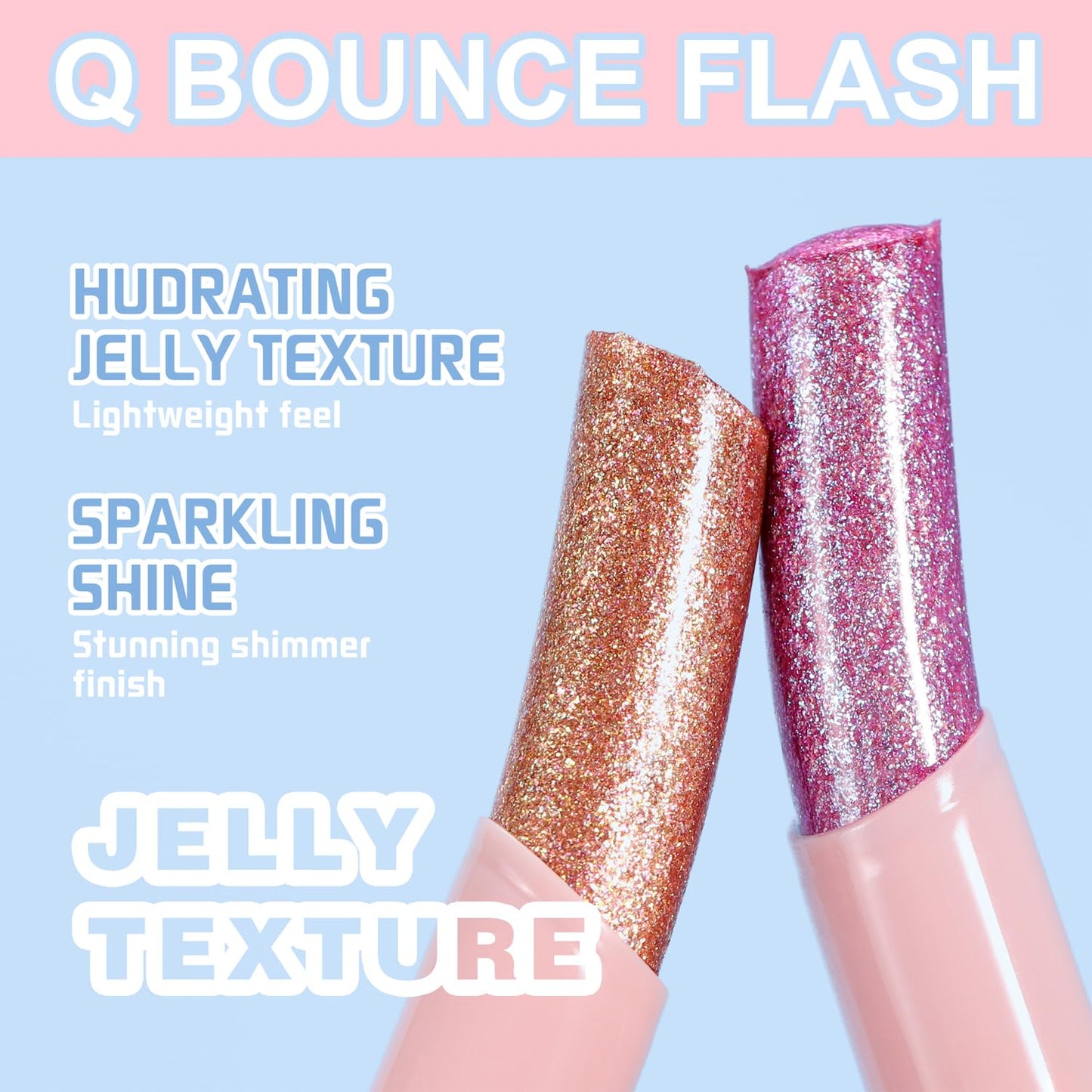 3PCS Crystal Hydrating Jelly Stick Eyeshadow Stick, Glitter Makeup Jelly Shimmer Eye Shadow Crayon, Lightweight Eye Brightener Eye Makeup (03+04+06)-FemmiqueWomen