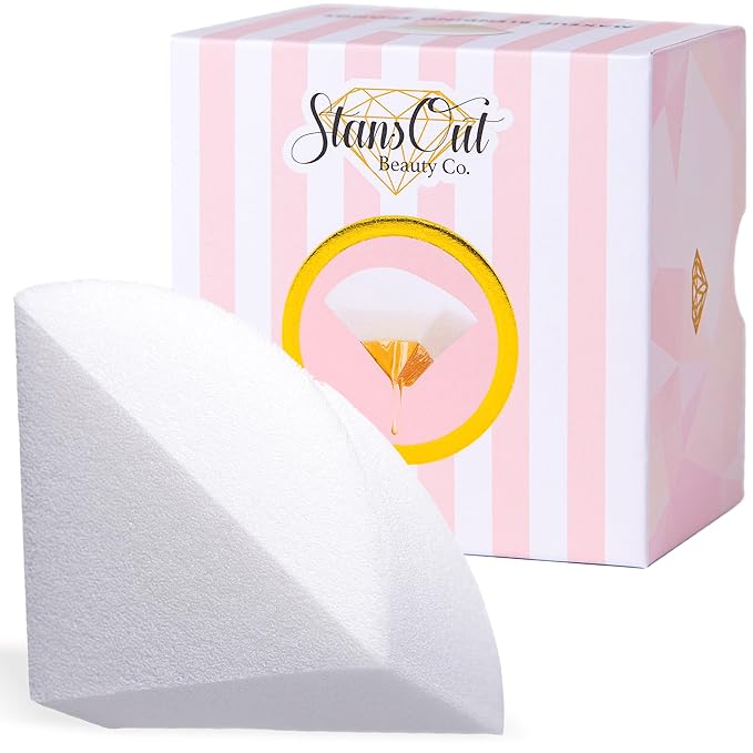 StansOut Memory Foam Makeup Sponge – No-Water-Needed Blender for Liquid, Cream & Powder Foundation – Airbrush Finish, Flawless Application-FemmiqueWomen