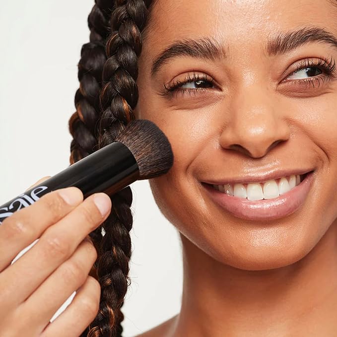 Saie The Base Foundation Brush for Liquid Makeup - Ultra-Soft Makeup Brush with Cruelty-Free, Synthetic Bristles - Designed for Foundation, Skin Tints & Cream Bronzers (1 Count)-FemmiqueWomen