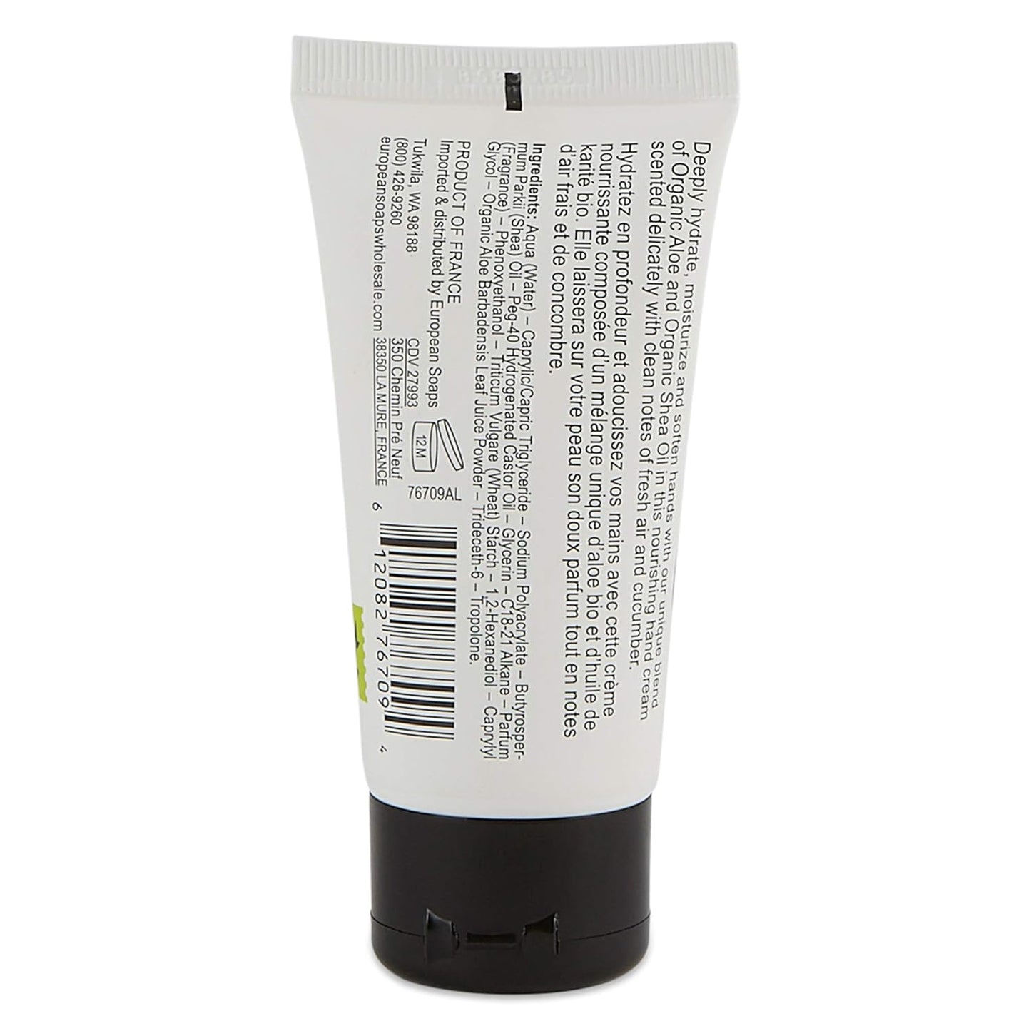 Organic Aloe Collection Hydrating Hand Cream (1.6oz), Fresh Cucumber Scent-FemmiqueWomen