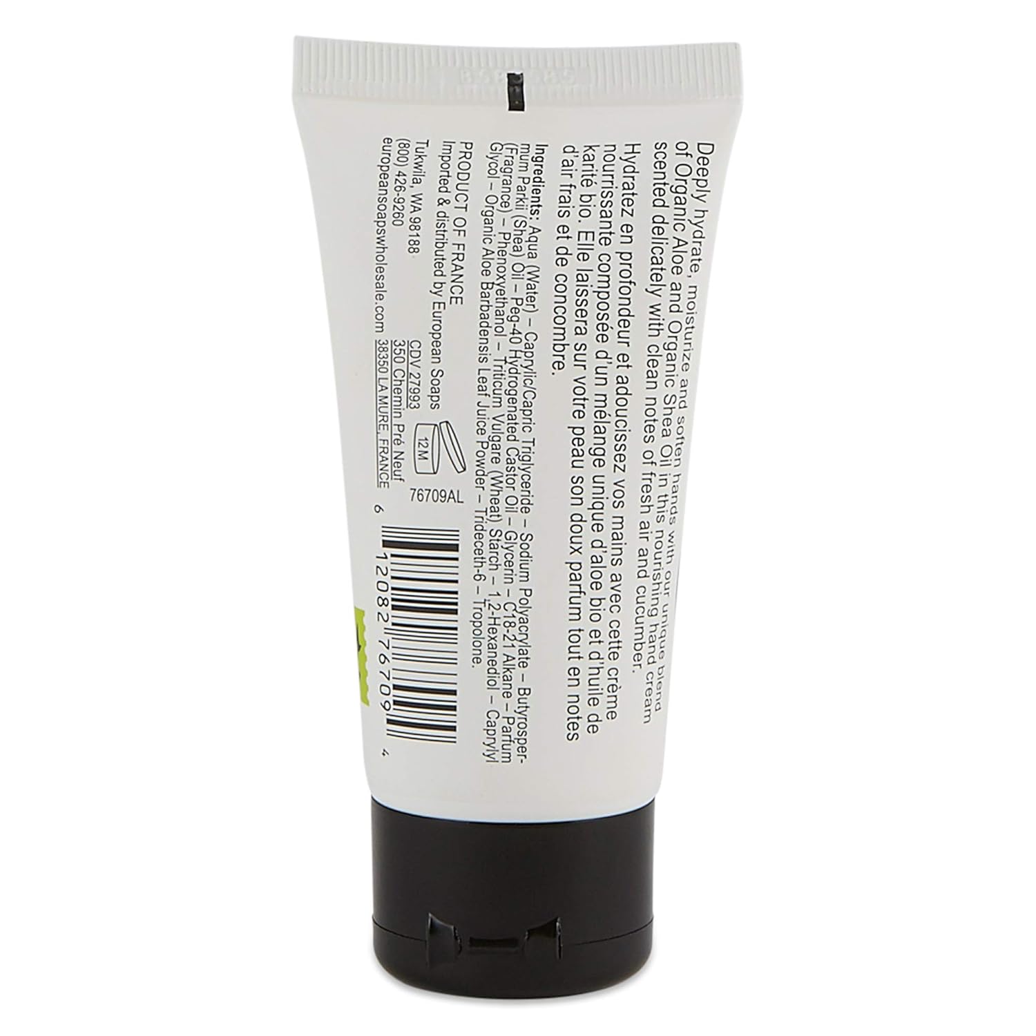 Organic Aloe Collection Hydrating Hand Cream (1.6oz), Fresh Cucumber Scent-FemmiqueWomen