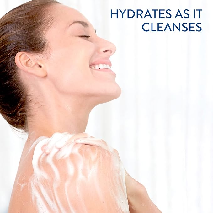 Cetaphil Ultra Gentle Refreshing Body Wash, For Dry To Normal, Sensitive Skin, Aloe Vera, Vitamin B5, Hypoallergenic, Dermatologist Tested, Fragrance Free, 16.9oz Pack of 3-FemmiqueWomen