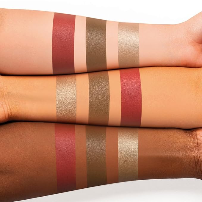 3 Pcs Face Contour Stick Kit, Matte Finish Face Stick Trio with Bronzer Blush Highlighter and Brush, Long Lasting Waterproof Cream Beauty Wand Makeup Set for Sculpt Glowing Face Look (#4, 10, 14)-FemmiqueWomen