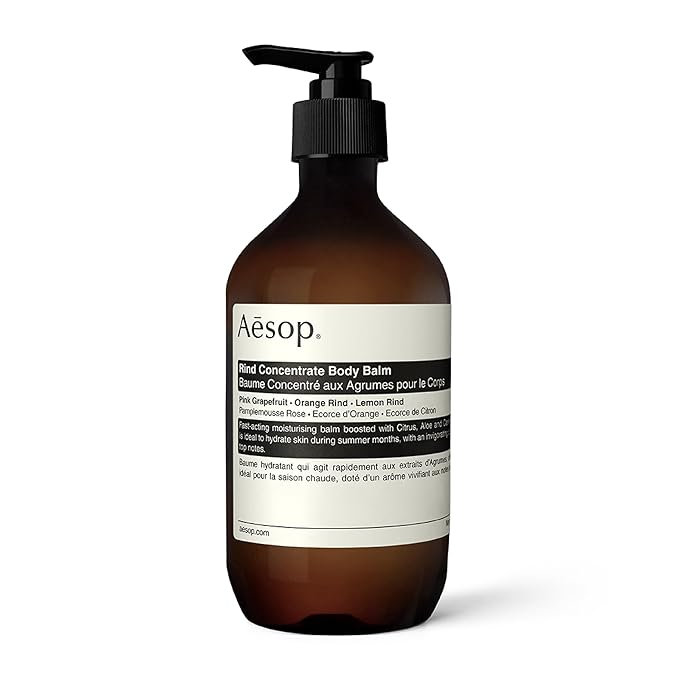Aesop Rind Concentrate Body Balm | Soften & Smooth Skin | Uplifting Citrus Aroma, Nourishing Nut Oil Extracts | 16.9 oz / 500mL-FemmiqueWomen