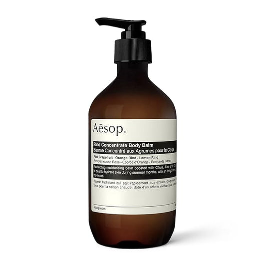 Aesop Rind Concentrate Body Balm | Soften & Smooth Skin | Uplifting Citrus Aroma, Nourishing Nut Oil Extracts | 16.9 oz / 500mL-FemmiqueWomen