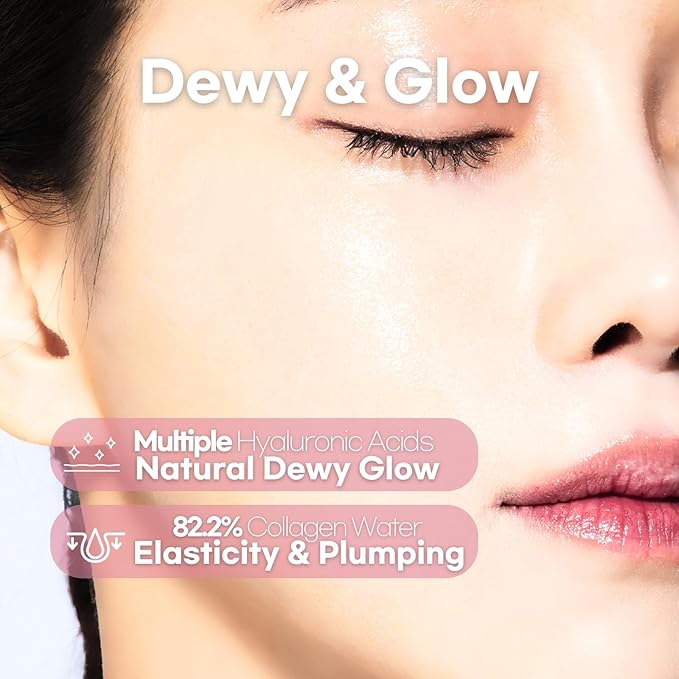 Intensive Soothing Collagen Jelly Mist, Deep Hydration, Elasticity, Moisturizer, Glow & Dewy, Face mist, Spray, Hyaluronic Acid, Lightweight Gentle for All Skin, Korean Skin Care 3.38 fl oz-FemmiqueWomen