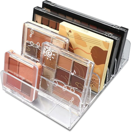 Makeup Organizer, Compact Makeup Palette Organize, for Bathroom Countertops, Vanities, Cabinets, Sleek Modern Cosmetics Storage Solution for - Eyeshadow Palettes, Contour Kits, Blush-FemmiqueWomen