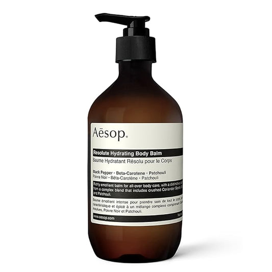 Aesop Resolute Hydrating Body Balm | Supple, Smooth Skin | Emollient Rich With Shea Butter, Wheat Germ Oil and Sweet Almond Oil | 16.9 oz / 500mL-FemmiqueWomen