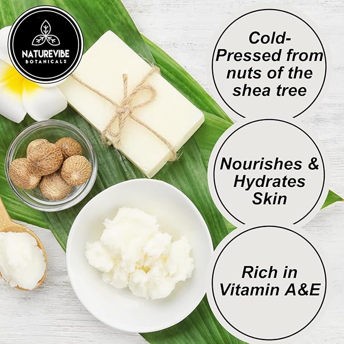Naturevibe Botanicals Shea Nut Oil 32 Ounces | 100% Pure and Natural | Great for Skin Care and Hair Care-FemmiqueWomen