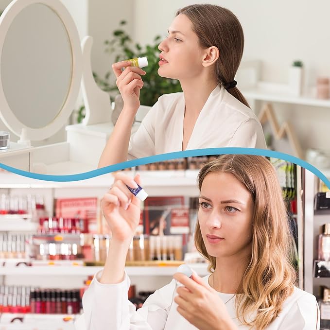 25 Pcs Thank You Gifts Mini Lip Balm Bulk Gifts for Coworkers Inspirational Appreciation Gifts Natural Ingredients Dry Chapped Lip Care Products for Employee Women Teacher, Assorted Flavors-FemmiqueWomen