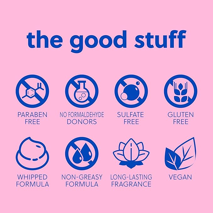 Tree Hut Moroccan Rose Whipped Shea Body Butter, 8.4oz, Lightweight, Long-lasting, Hydrating Moisturizer with Natural Shea Butter for Nourishing Essential Body Care-FemmiqueWomen