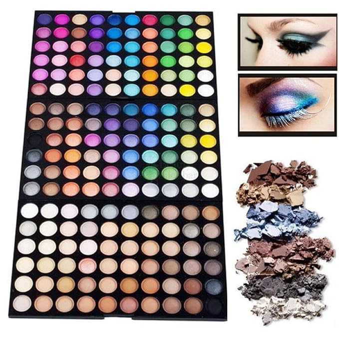 180 Full Colors Professional Makeup Eyeshadow Palette Makeup Eye Shadow-FemmiqueWomen