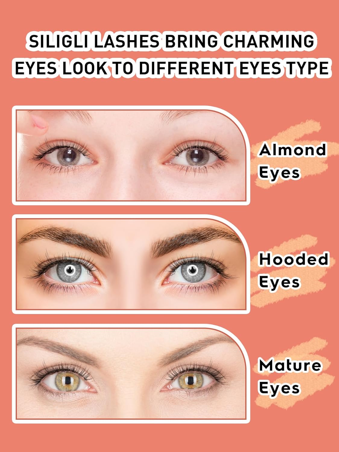 Eyelashes Wispy Natural Lashes 12mm Short Strip Lashes Thinner Band 3D Volume Fake Eyelashes Siligli Eyelashes C Curl False Lashes Pack 7 Pair-FemmiqueWomen