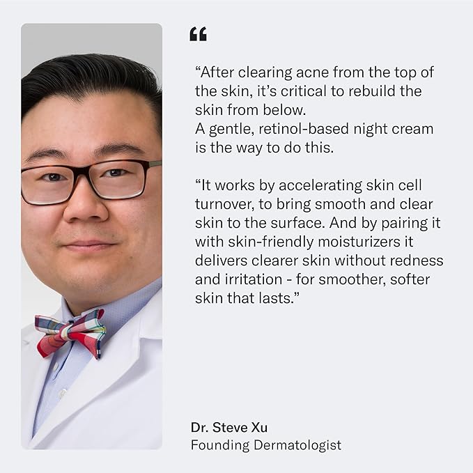 Geologie Skin Repair Moisturizer Face Cream | Clear System Retinol Resurfacing Formula | For Blemish Prone Skin with Niacinamide & Hyaluronic Acid | 60 ML-FemmiqueWomen