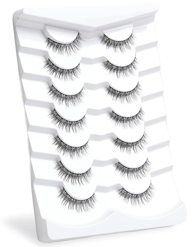 Onlyall Lashes Mink False Eyelashes Natural Wispy Lashes Soft Faux Mink Lashes Fluffy False Lashes DK72-FemmiqueWomen