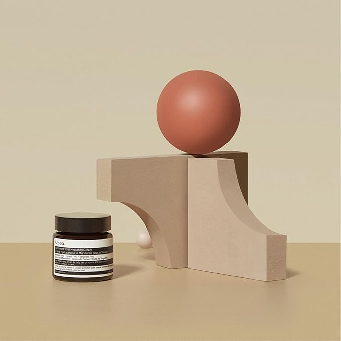 Aesop Mandarin Facial Hydrating Cream | Cools, Tones, and Balances Normal And Combination Skin | Mandarin Rind, Lemon Rind, Tangerine Rind | 2.1 oz / 60 mL-FemmiqueWomen