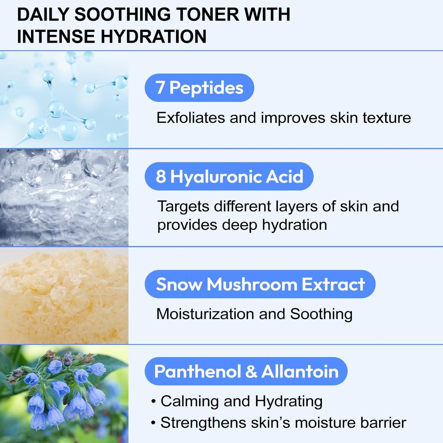 Soothing Toner I Soothing pH-Balanced Toner, Light-Weight, Calms Skin, Refreshing, Hydrating, Gentle Exfoliator, Cruelty Free (200ml / 6.76 fl.oz)-FemmiqueWomen