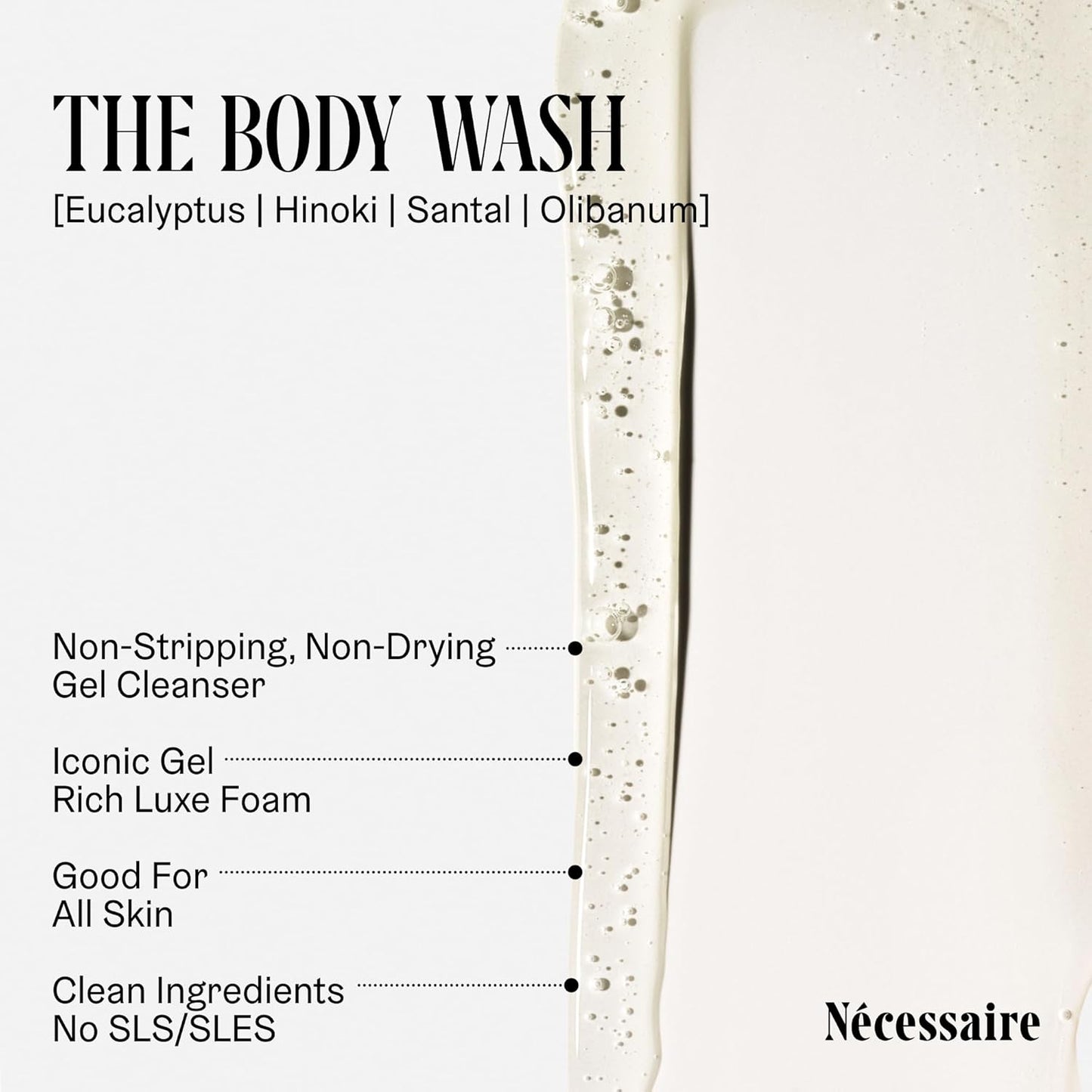 Nécessaire The Body Wash - Collection Set. Self Care Gifts for Women + Men, 4x Travel Size Skin Care Set, Natural Body Wash for Women + Men. With Vitamins + Niacinamide. Gel Cleanse, 3.4 fl oz.-FemmiqueWomen