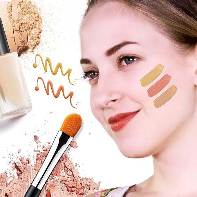 Eye Shadow Primer Applicator Brush for Blending, Concealer, Professional Tools for Applying Cream, Liquid Shadows and Eye Primer Base with Vegan Bristles by EIGSHOW-FemmiqueWomen