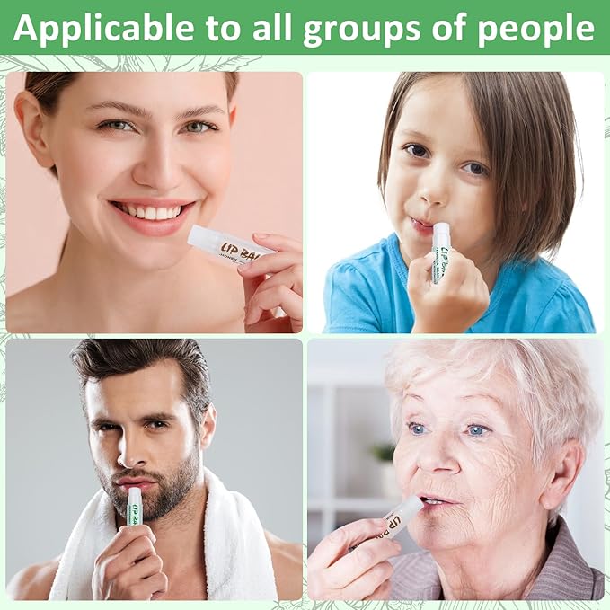 24 Pack Lip Balm Bulk, Vanilla Mint Honey, 100% Natural Lip Balm with Vitamin E and Coconut Oil, Moisturizing Lip Balm for Dry Lips-FemmiqueWomen