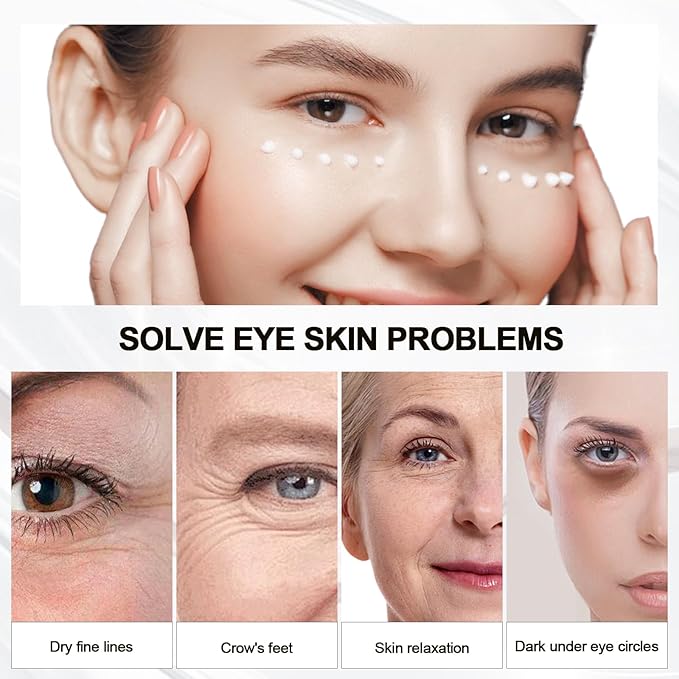 Instant Firm Eye Cream, Temporary Eye Tightener,Instant Firm Eye Tightening Cream for Firm Under Eye Firming, Reduce Fine Lines,2pcs-FemmiqueWomen