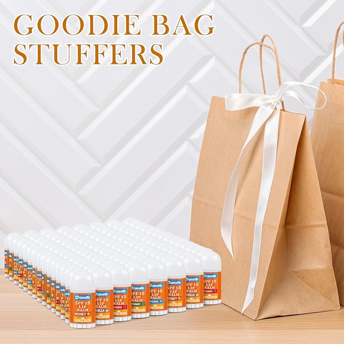 25 Pcs Mini Sunscreen Lip Balms Bulk SPF 15 Lip Balm Sticks Lip Balm Favors with Sunscreen Employee Staff Appreciation Gifts Bulk Team Coworkers Christmas Gifts for Outdoor Travel Beach-FemmiqueWomen