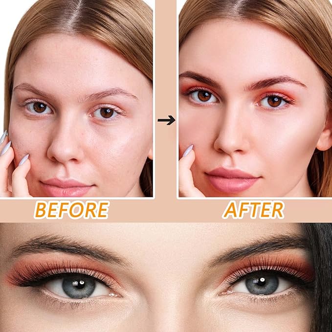 3 PCS Cream Contour Blush Stick,Long Lasting Waterproof Blush Stick for Cheeks&Lips Multipurpose Face Highlighting Concealing Cream,Shimmer Contour Stick Makeup for Women-FemmiqueWomen