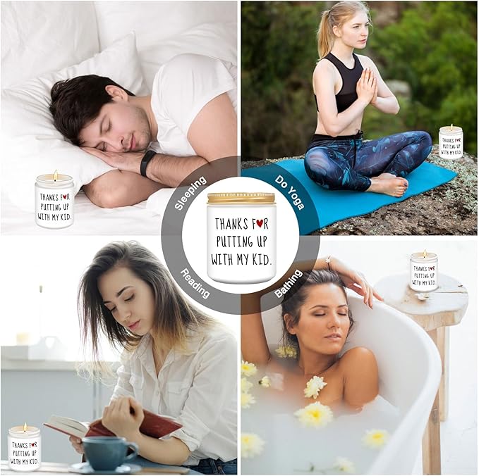 Teacher Appreciation Gifts, Teacher Gifts, Funny Anniversary Birthday Christmas Retirement Thanksgiving Best Gift for Teachers, Unique Lavender Scented Candles